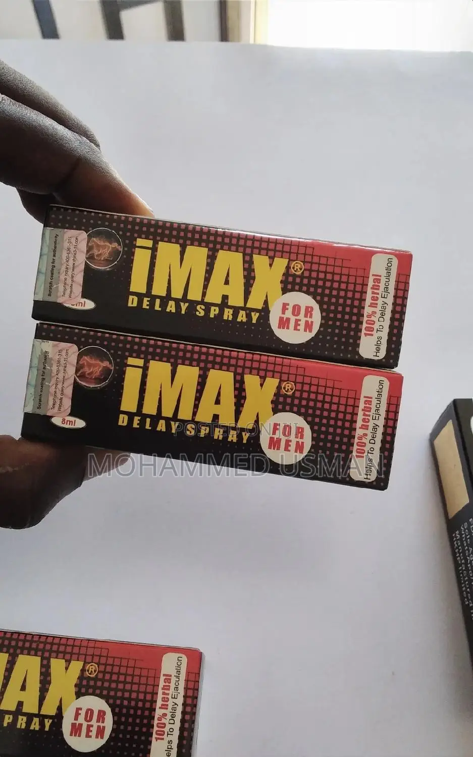 Original Imax Delay Spray for Men 100% Herbal
