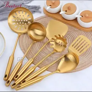 Gold Stainless Cooking Spoon