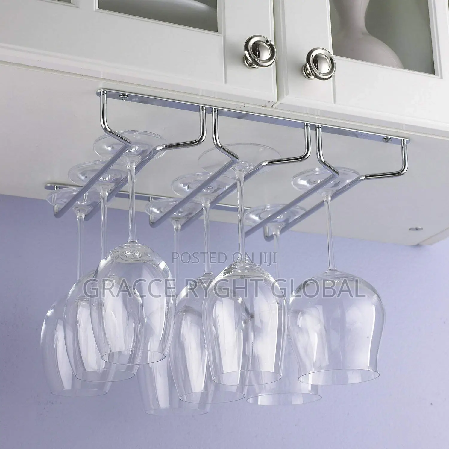 Stainless Wine Glass Holder/Rack