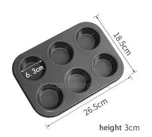 6 Holes Muffins Cake Pan