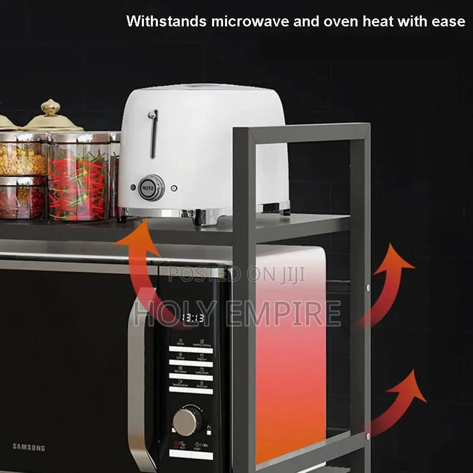 Kitchen Microwave Oven Rack Utensils Cooker Storage Organize