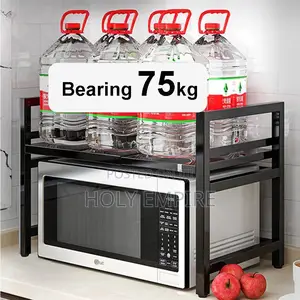 Kitchen Microwave Oven Rack Utensils Cooker Storage Organize