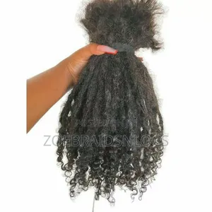 Handmade Dreadlocs With Curly Tips