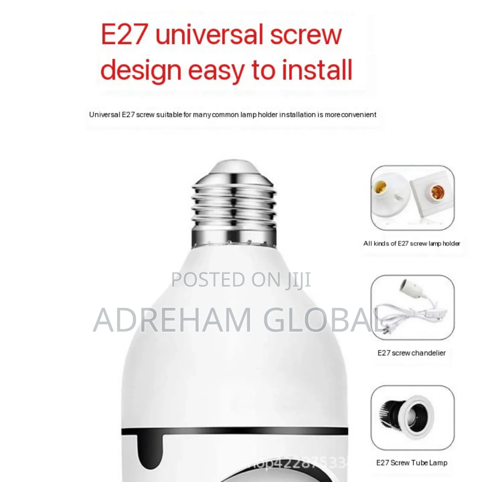 360 Degree View Rotating Panorama Surveillance Camera