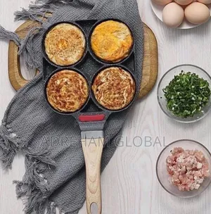 4 Holes Thickened Nonstick Induction /Pancake Frying Pan