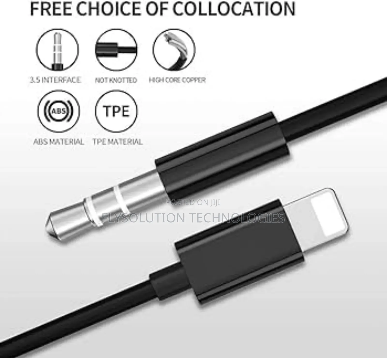 Onten Otn-131 Lightning Audio Cable to 3.5mm Jack