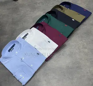 Original Polo Ralph Lauren Mandarin Men Oxford Shirt