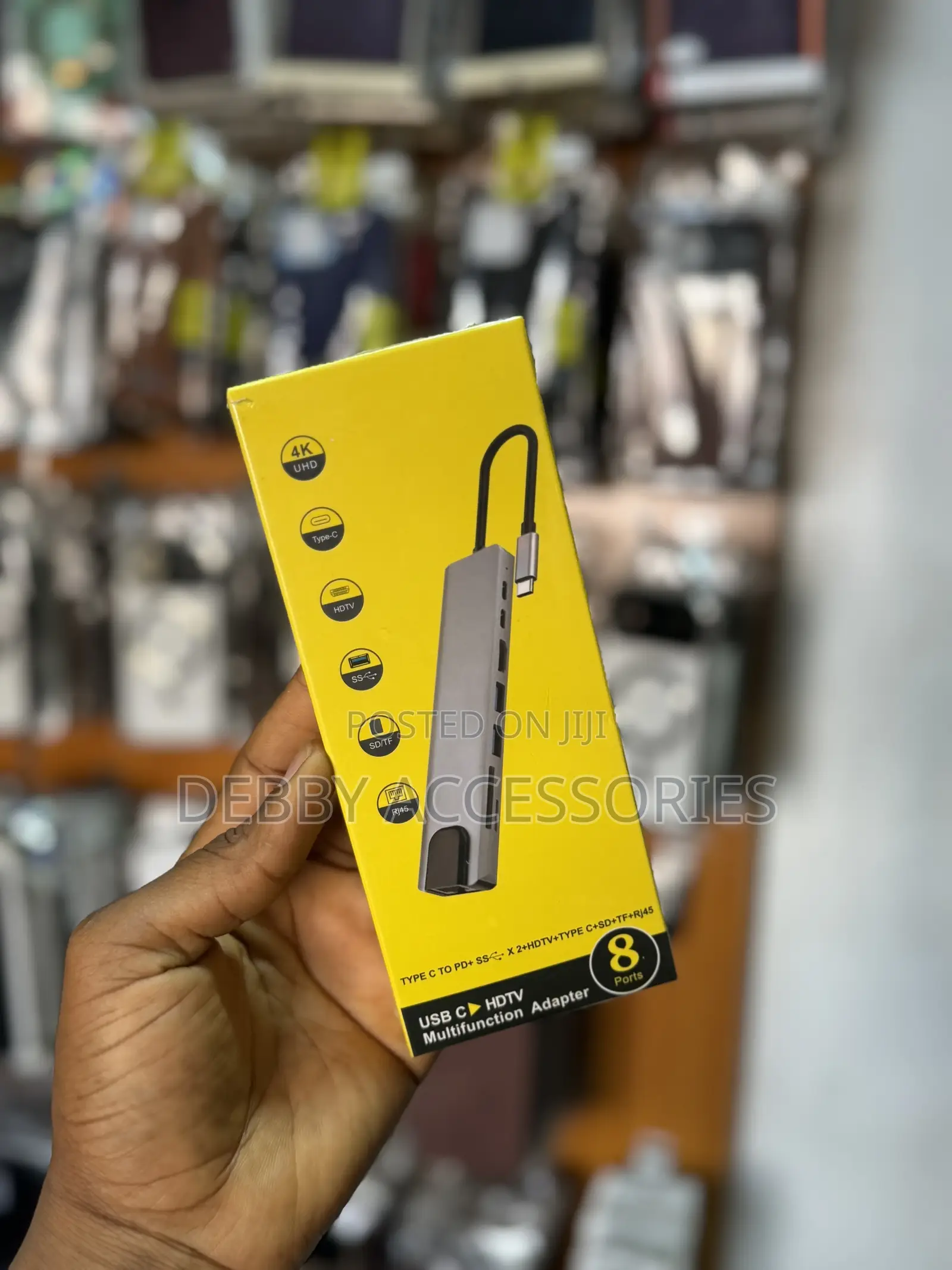 USB C Hub 8 In 1 Type C 3.1 To HDMI Adapter