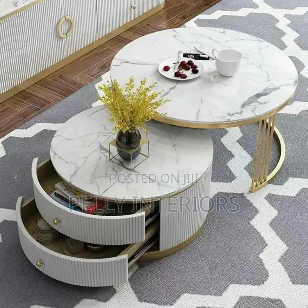 Etiquette Centre Table With 2 Drawer