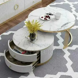Etiquette Centre Table With 2 Drawer