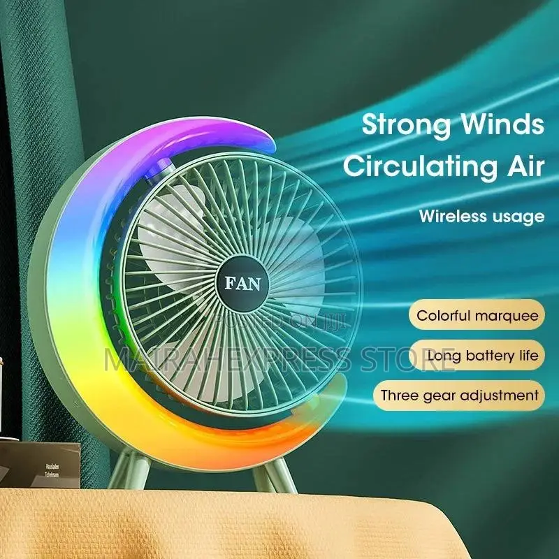 Rechargeable Desktop Fan