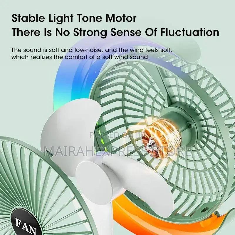 Rechargeable Desktop Fan