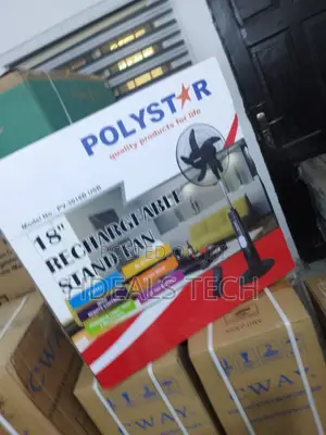 Floor Standing > Polystar 18'' Rechargeable Fan