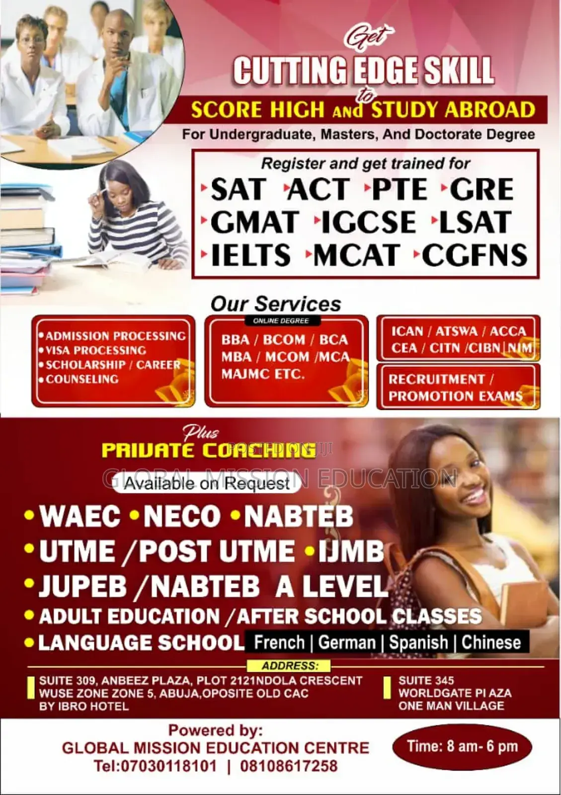Private and Residential Coaching