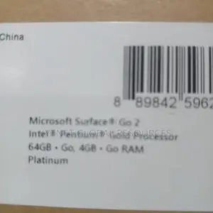 New Laptop Microsoft Surface Go 2 4GB SSD 60GB