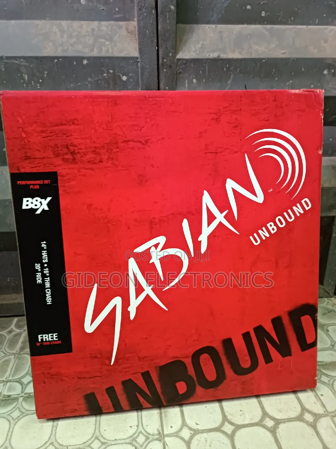 Sabian B8x Set of Cymbals Plate