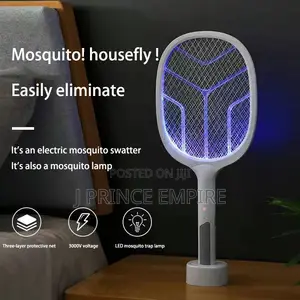Electric Rechargeable 2 in 1 Safety Mosquito Killing Lamp