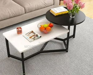 Luxury Nordic Wooden Center 2-in-1 Center Table