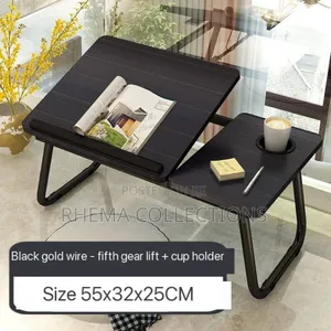 Removable Folding Reading Table/Desk With Cup Holder