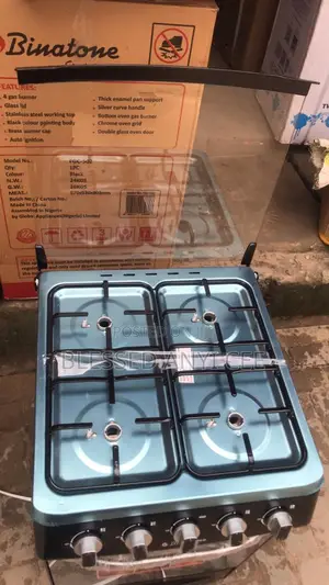 Brand New Binatone 50cm Standing Gas Cooker 4burners Oven