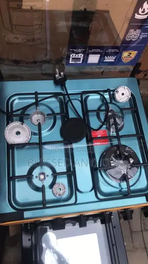 New Scanfrost Standing 4gas Cooker Burners Automatic 60 by 60