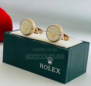 Original ROLEX GOLD Cuffllinks Is Available in Store