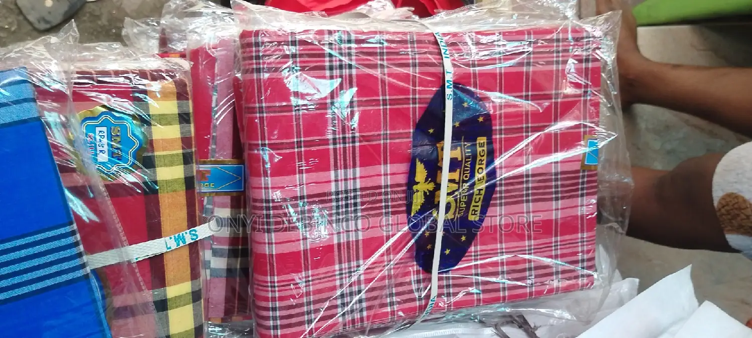 Igbo Plain George Material / Fabric Different Colors