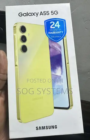 New Samsung Galaxy A55 256 GB Yellow