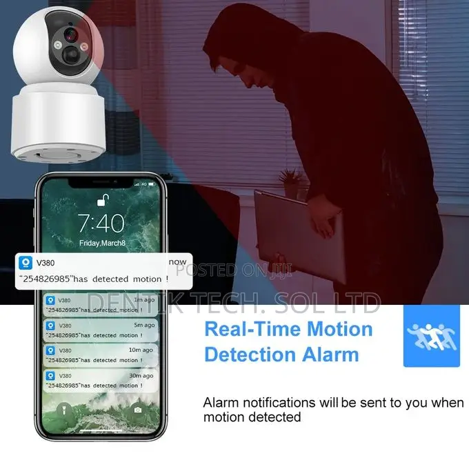 Wifi Rechargeable Smart Camera With Remote View V380pro