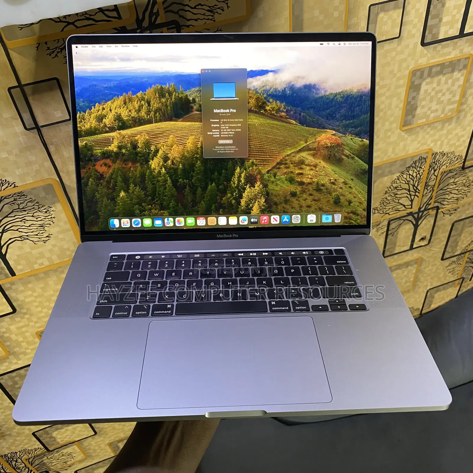 Laptop Apple MacBook Pro 2019 32GB Intel Core I9 SSD 1T