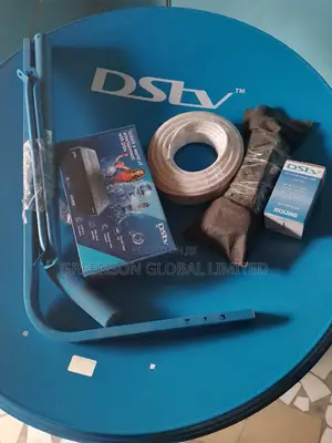 Complete Set of DSTV Decoder With 90cm Dish.