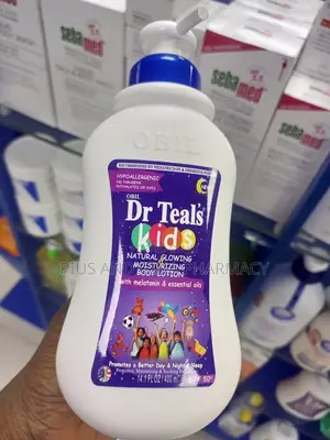 Photo - Dr Teals Kids Glowing Body Lotion+ Melatonin -400ml Lotion