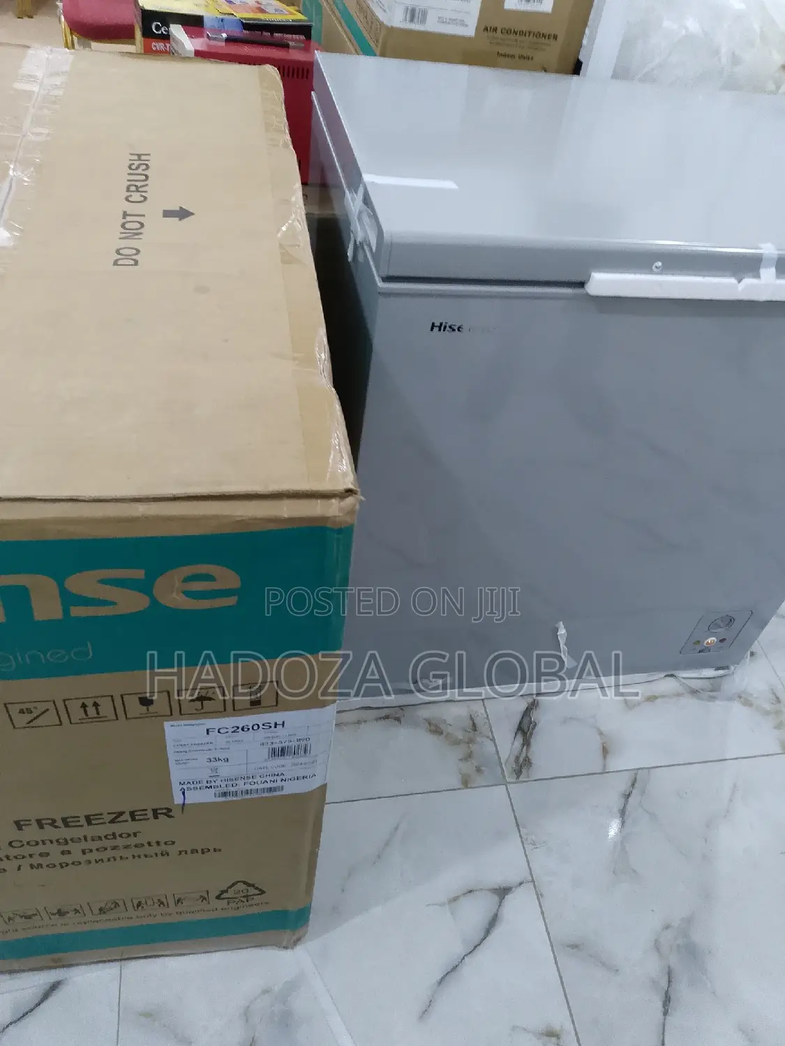 Quality Durable Hisense Chest Freezer Silver