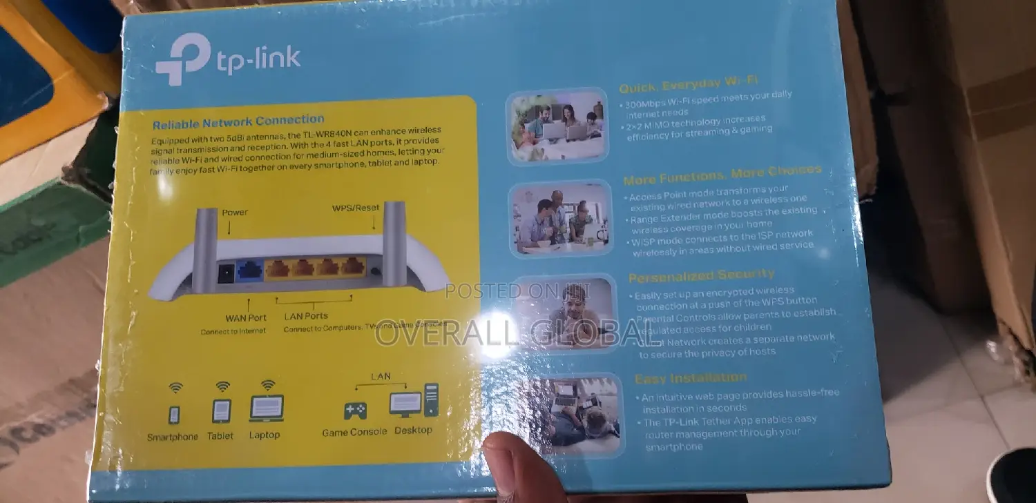 Tp-Link WIRELESS ROUTER Tl-Wr840