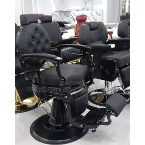 Black Executive Barber Chair