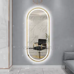 Modern Saloon Mirror With Light Bluetooth