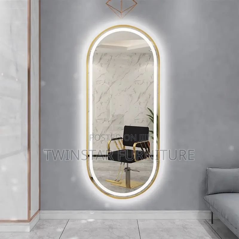 Modern Saloon Mirror With Light Bluetooth