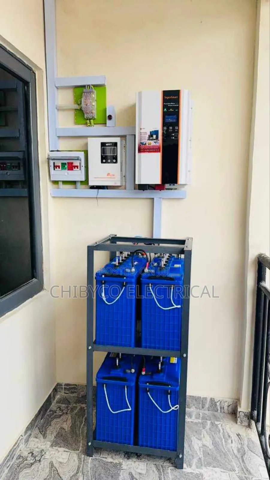 4battery/ 5kva Solar System Installation