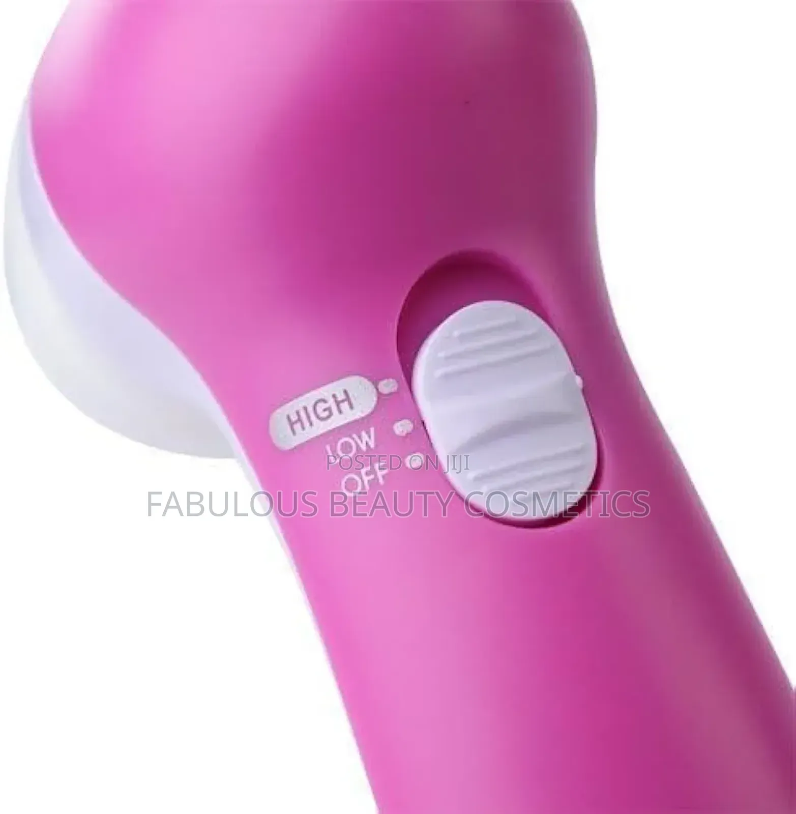 Painless Facial Brush Set Wt 4 Interchangeable Face Scrubber