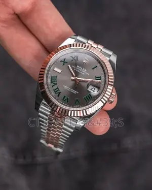 (Rolex Date-Just Two Tone) for Men's High in Quality