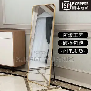 Household Floor Mounted Full Body Dressing Mirror