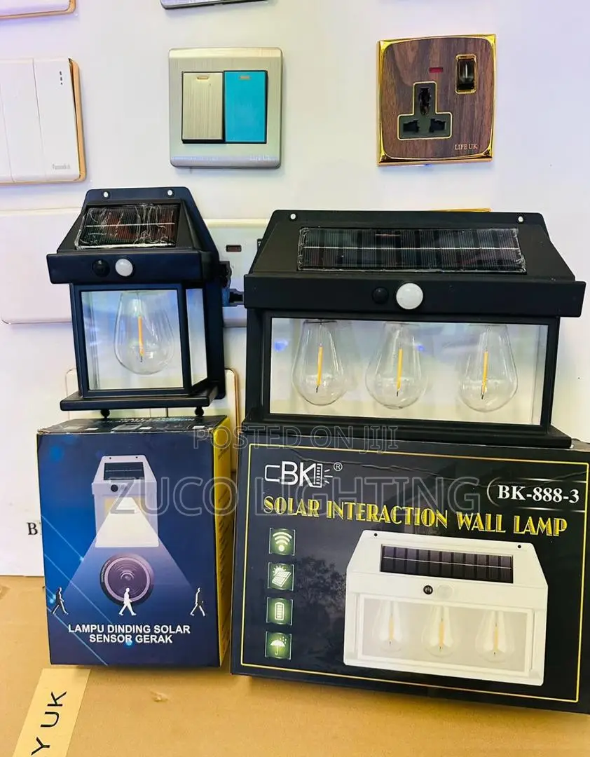 Modern LED Solar Wall Security Light