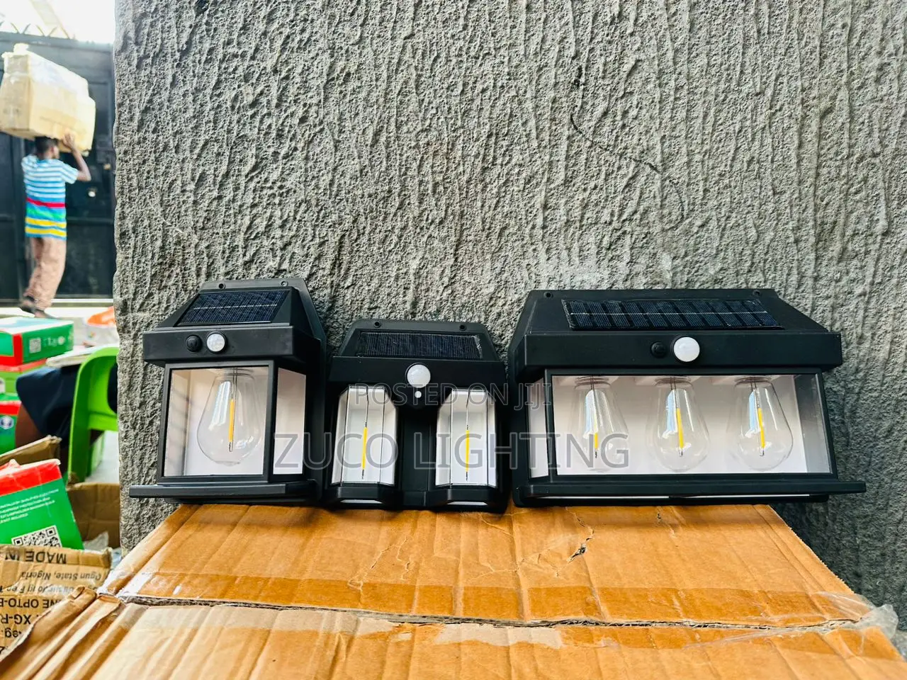 Modern LED Solar Wall Security Light