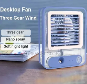New Transparent Portable Air Conditioner Office Desktop Fan