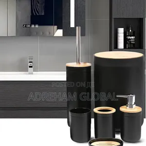 Bathroom Accessories Set of 6,With Toothbrush Holder,Soap
