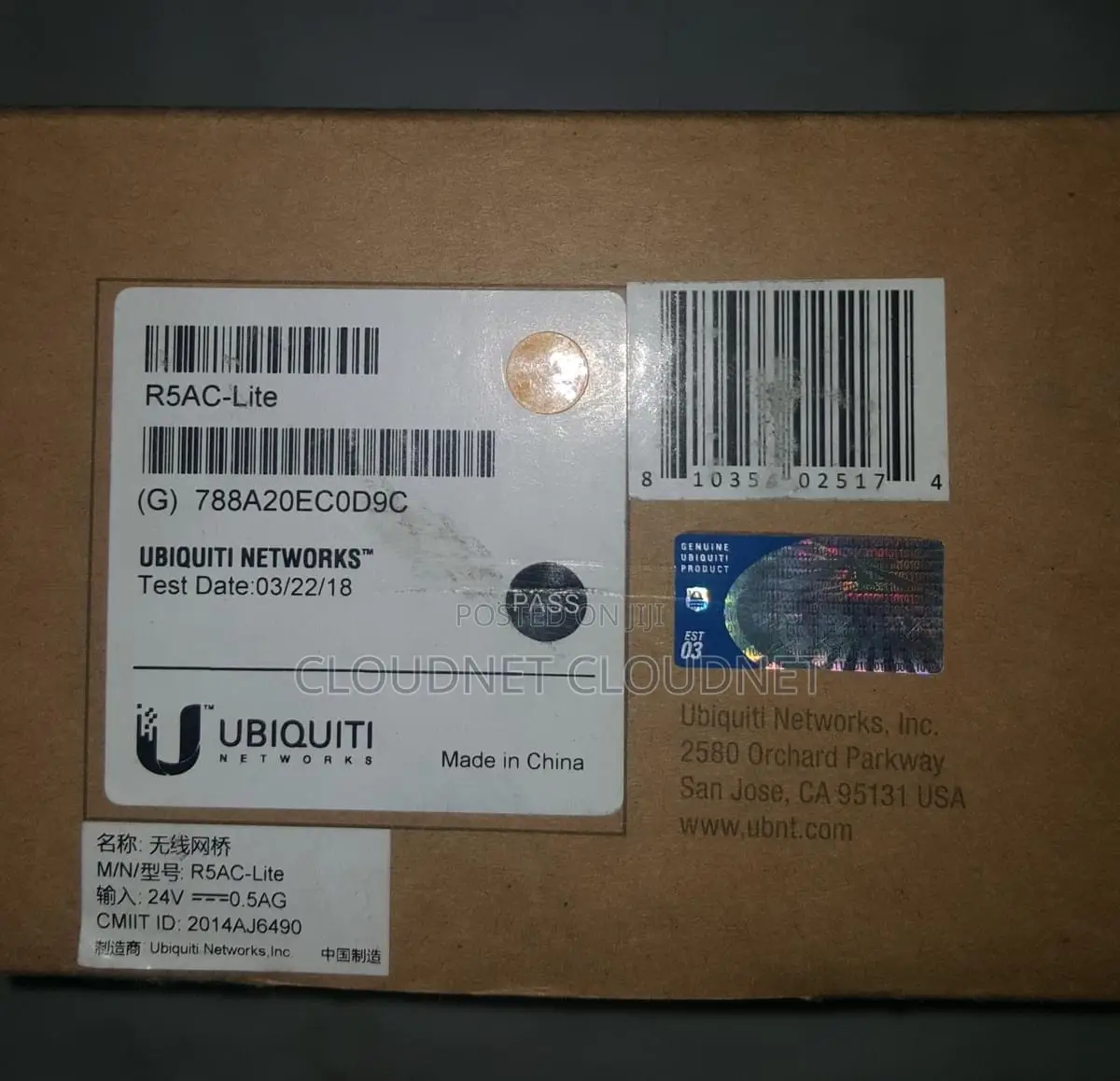 Ubiquiti Rocket 5ac Lite