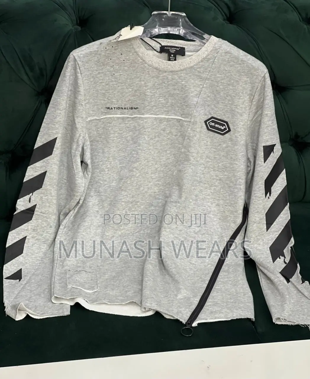 Luxury Offwhite Swirtshirt
