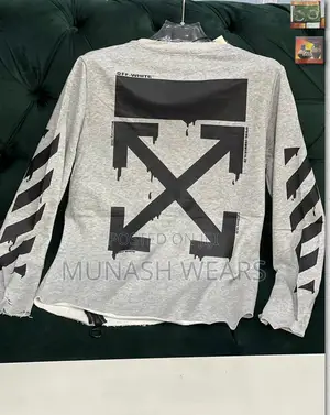 Luxury Offwhite Swirtshirt