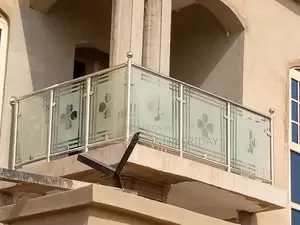 Star Design on Glass