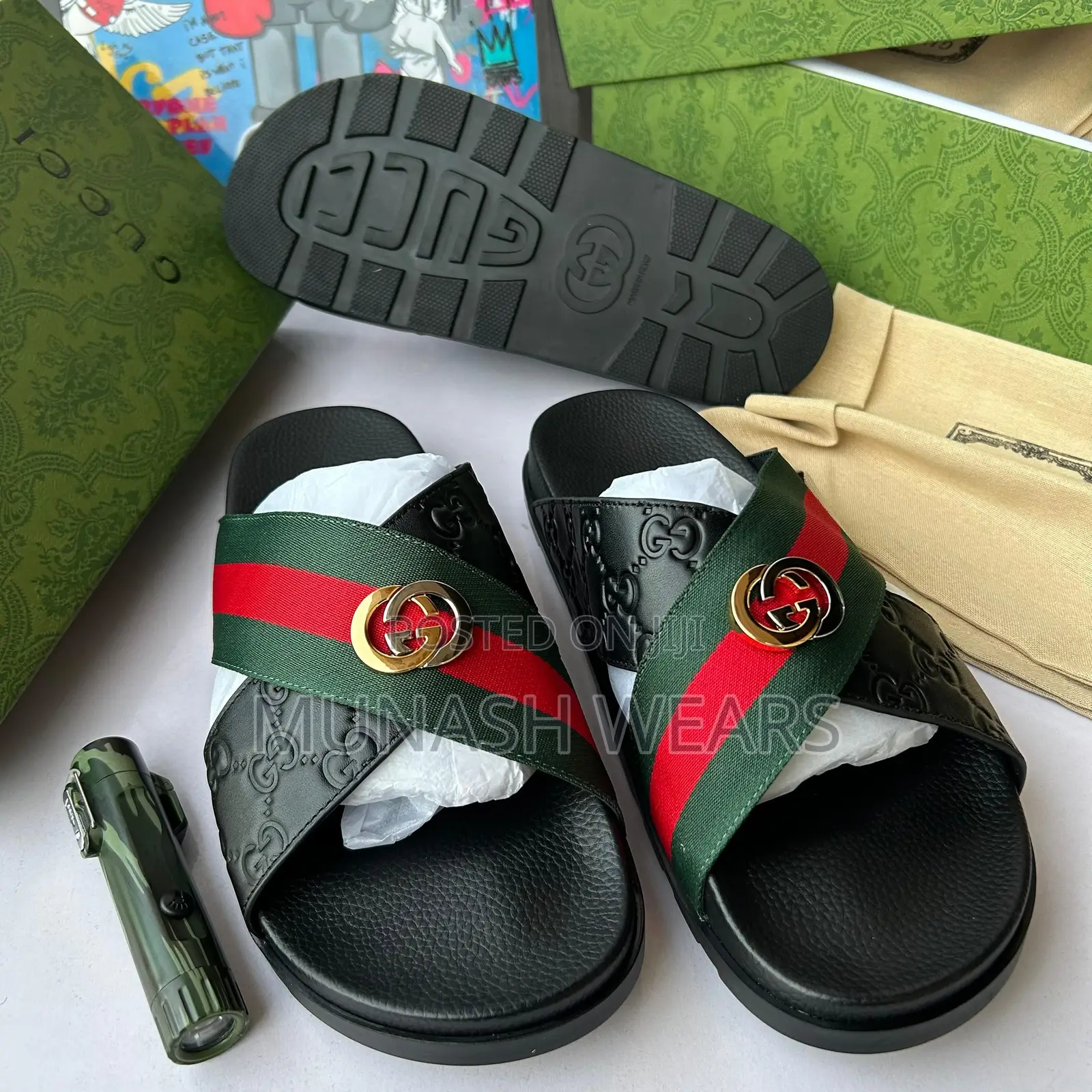 Gucci Leather Slipers